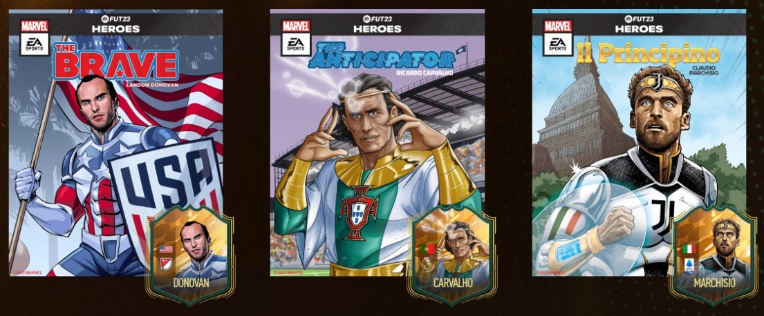 FIFA 23 World Cup FUT Heroes Marvel superheroes