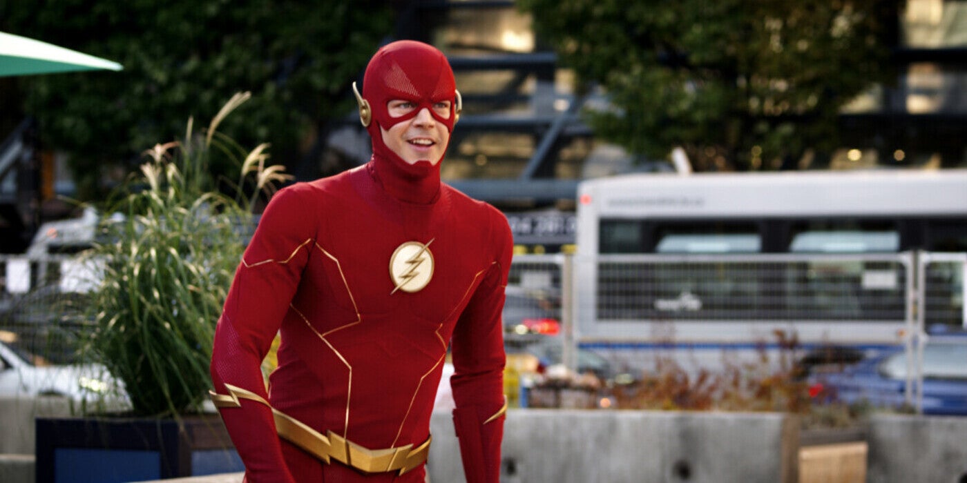 Barry suits up in The Flash