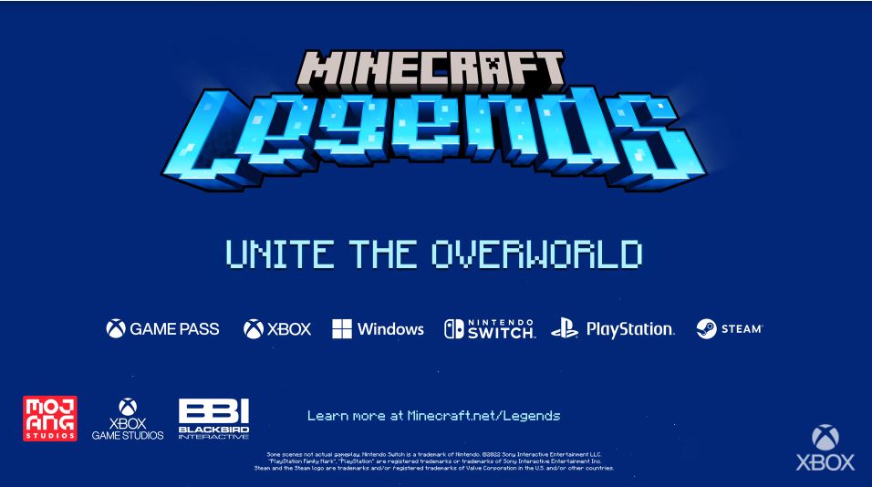 Imagem para Minecraft Legends anunciado para consolas e PC