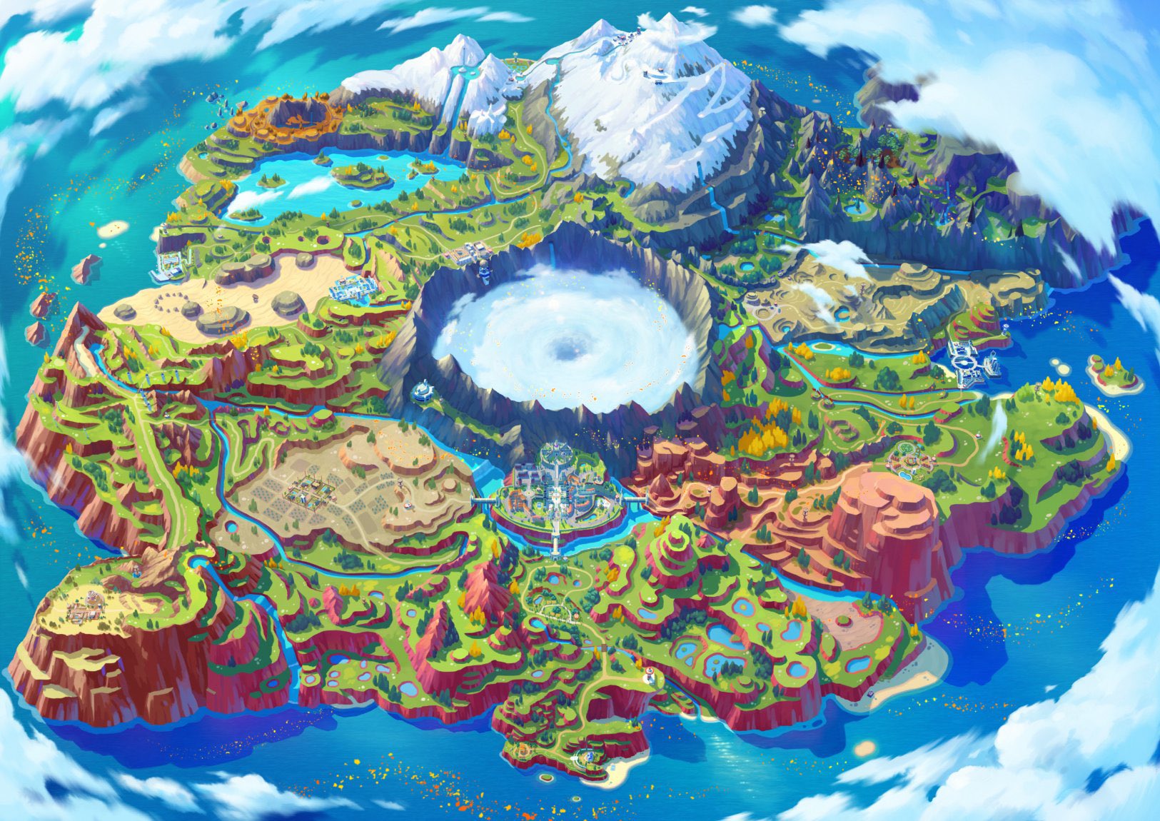 Pokémon Scarlet and Violet's new region of Paldea.