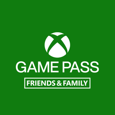 Afbeeldingen van "Xbox Game Pass: Friends and Family" logo online gespot