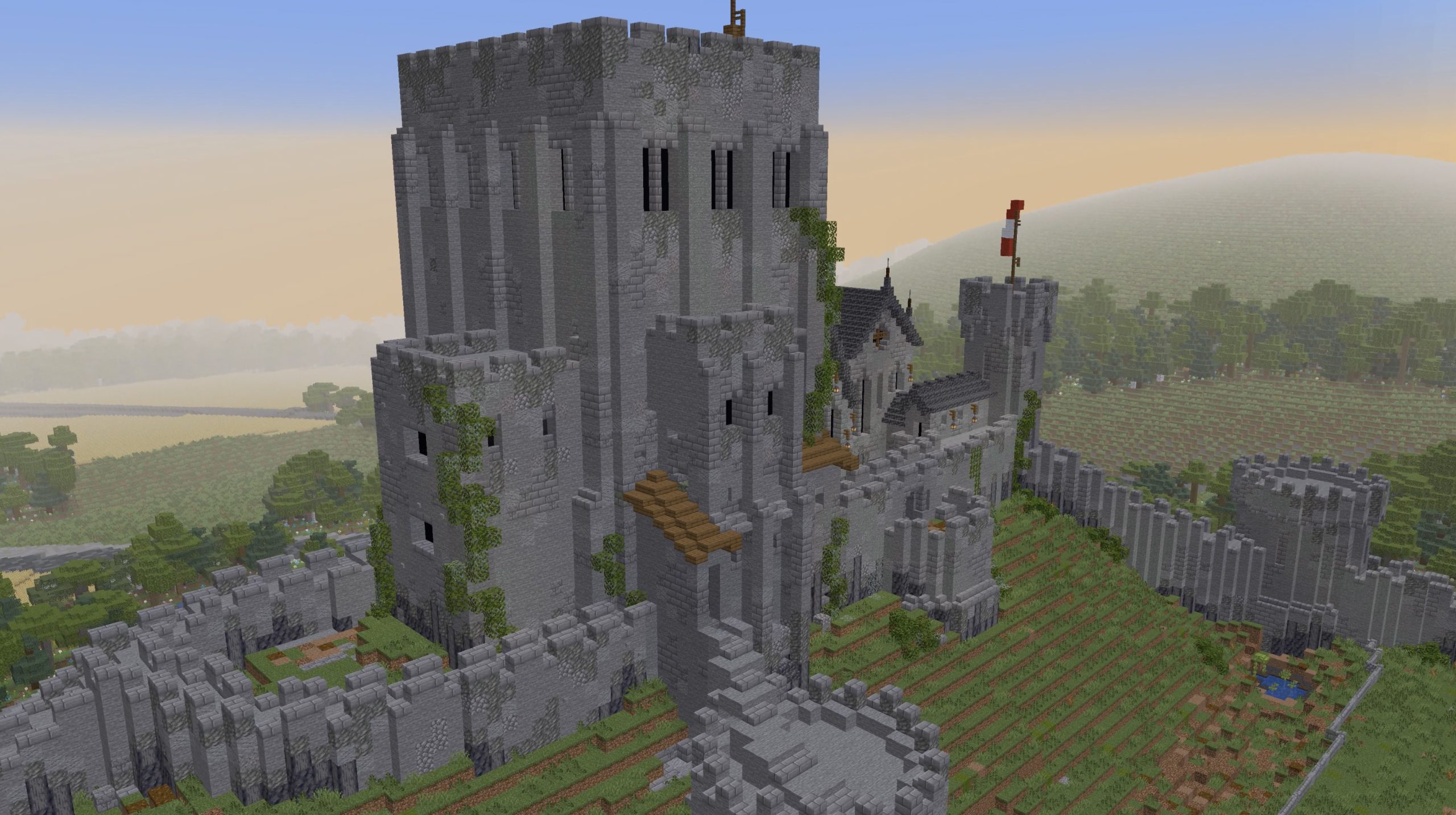 Xbox partners with the National Trust to recreate real-life castle ruins in Minecraft