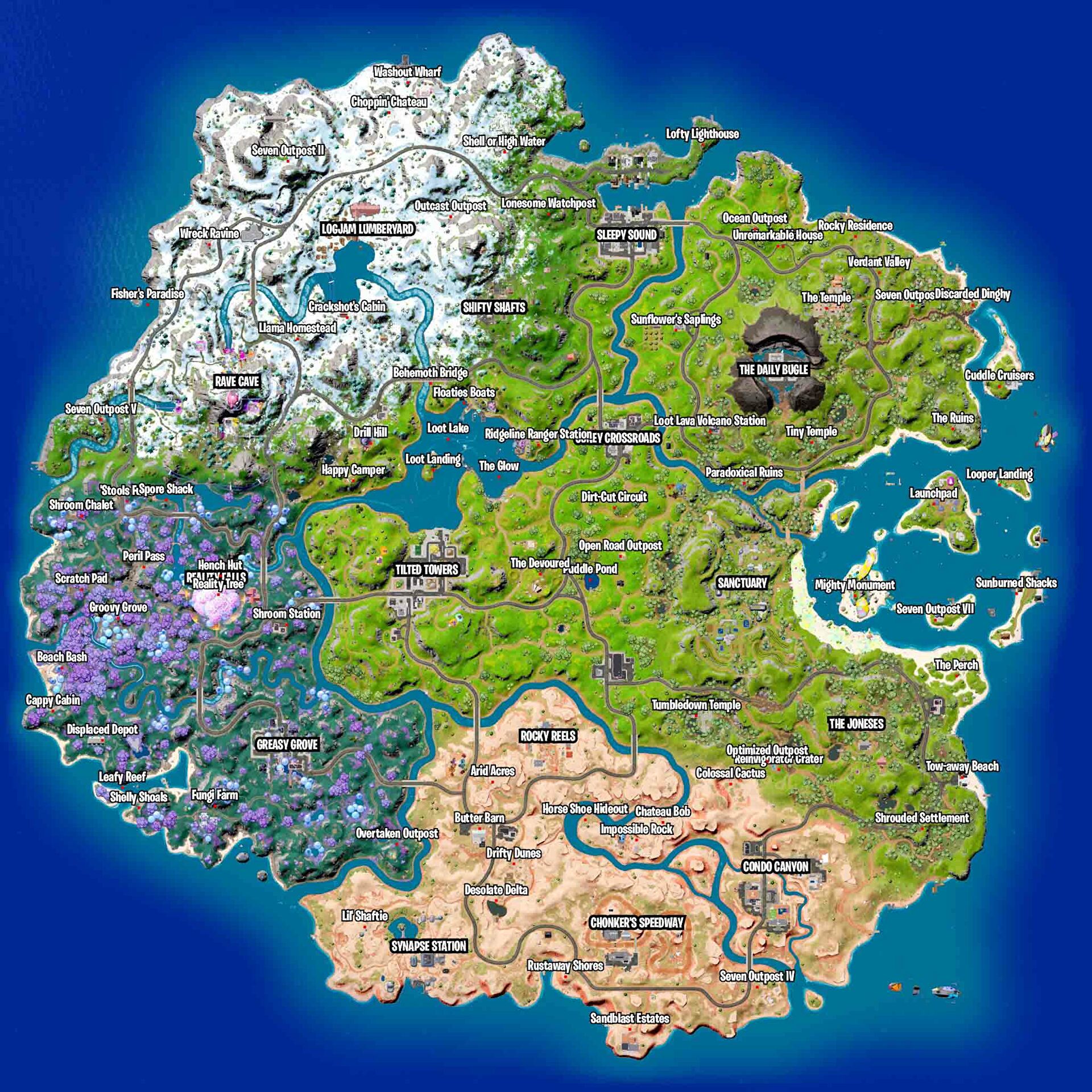 Fortnite Chapter 3 Season 3 Map Zo Ziet De Nieuwe Map Eruit In Season 3 Eurogamer Nl