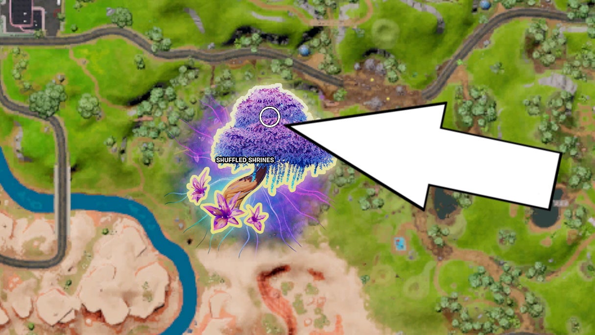 Fortnite secret door location and how to find the secret door past the main chamber in Shuffled Shrines - 3