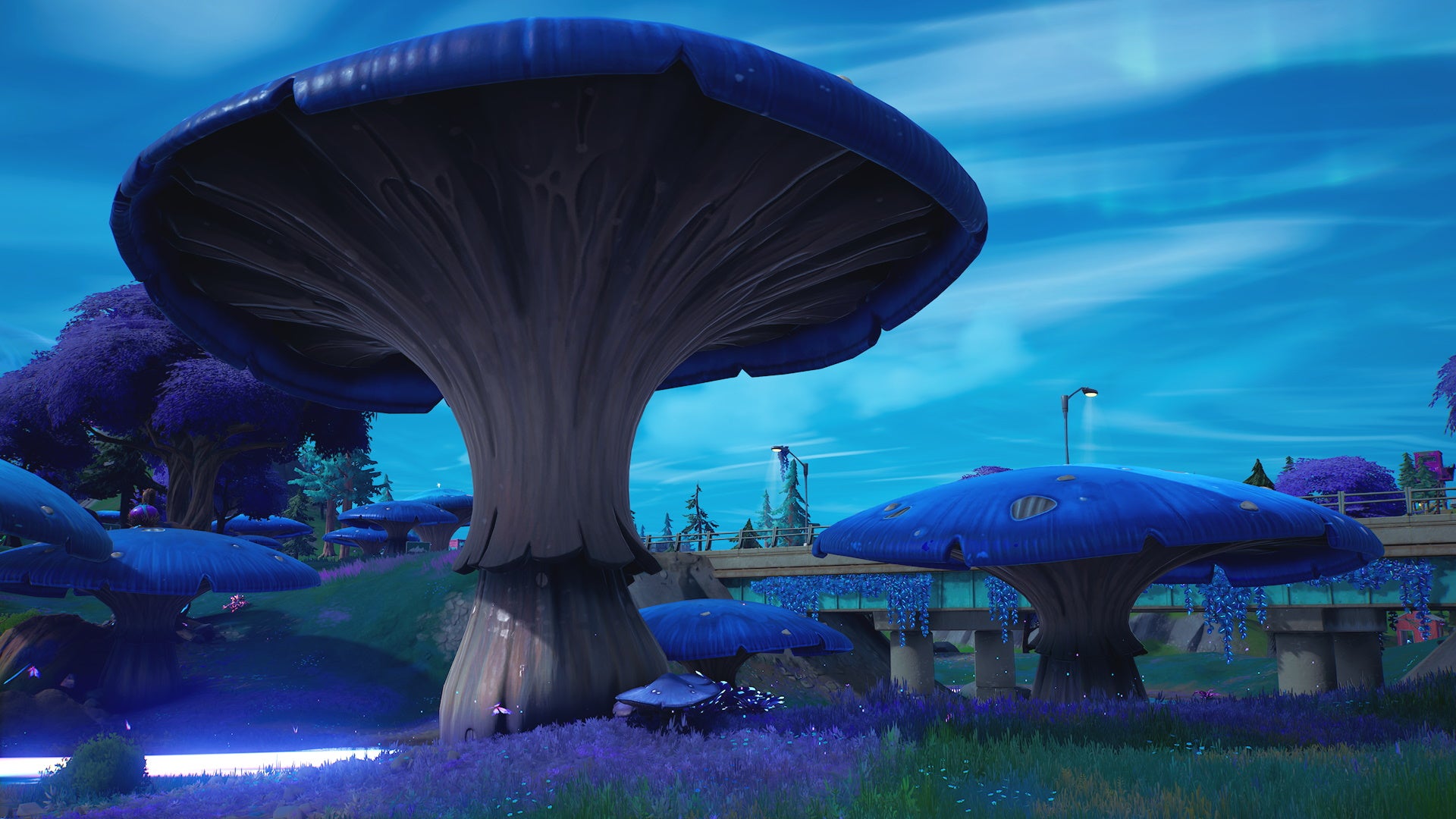 Image for Fortnite giant mushrooms location and how to destroy giant mushrooms with the Ripsaw Launcher