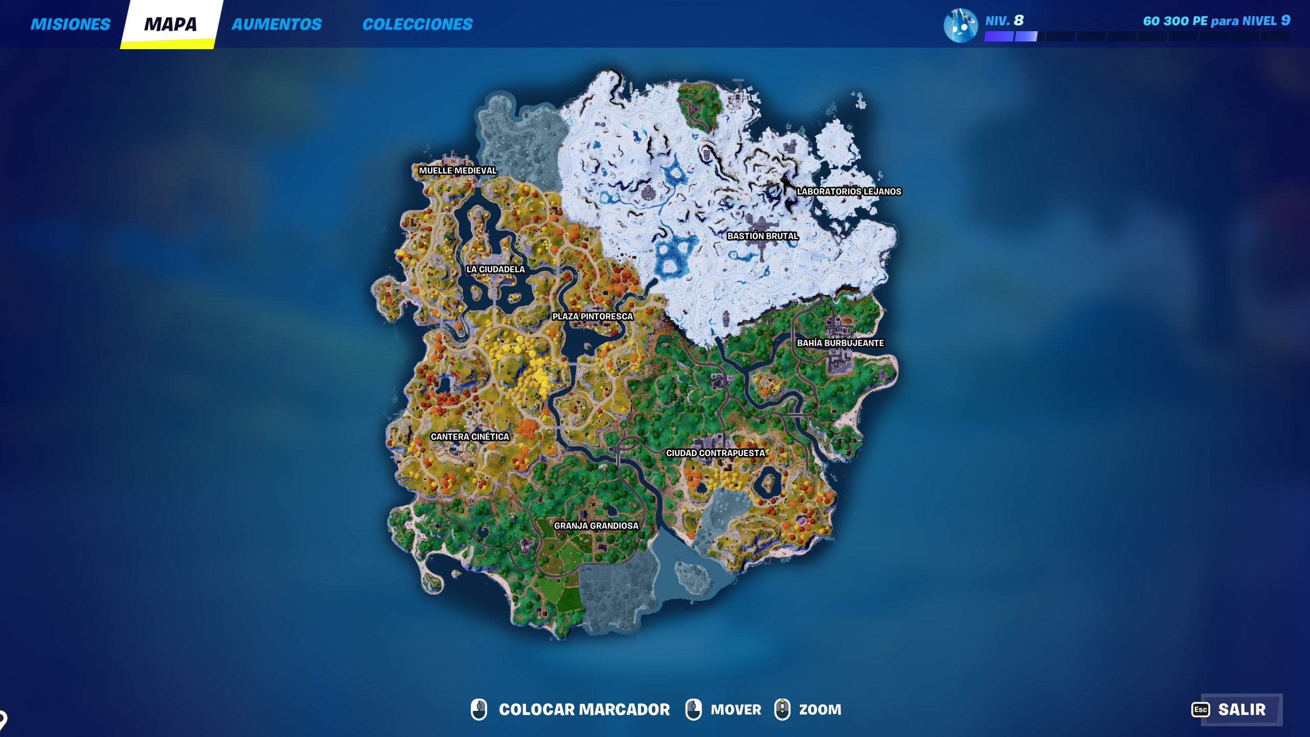 Imagen para Fortnite - Mapa Capítulo 4 Temporada 1: nuevas ubicaciones con nombre y lugares emblemáticos