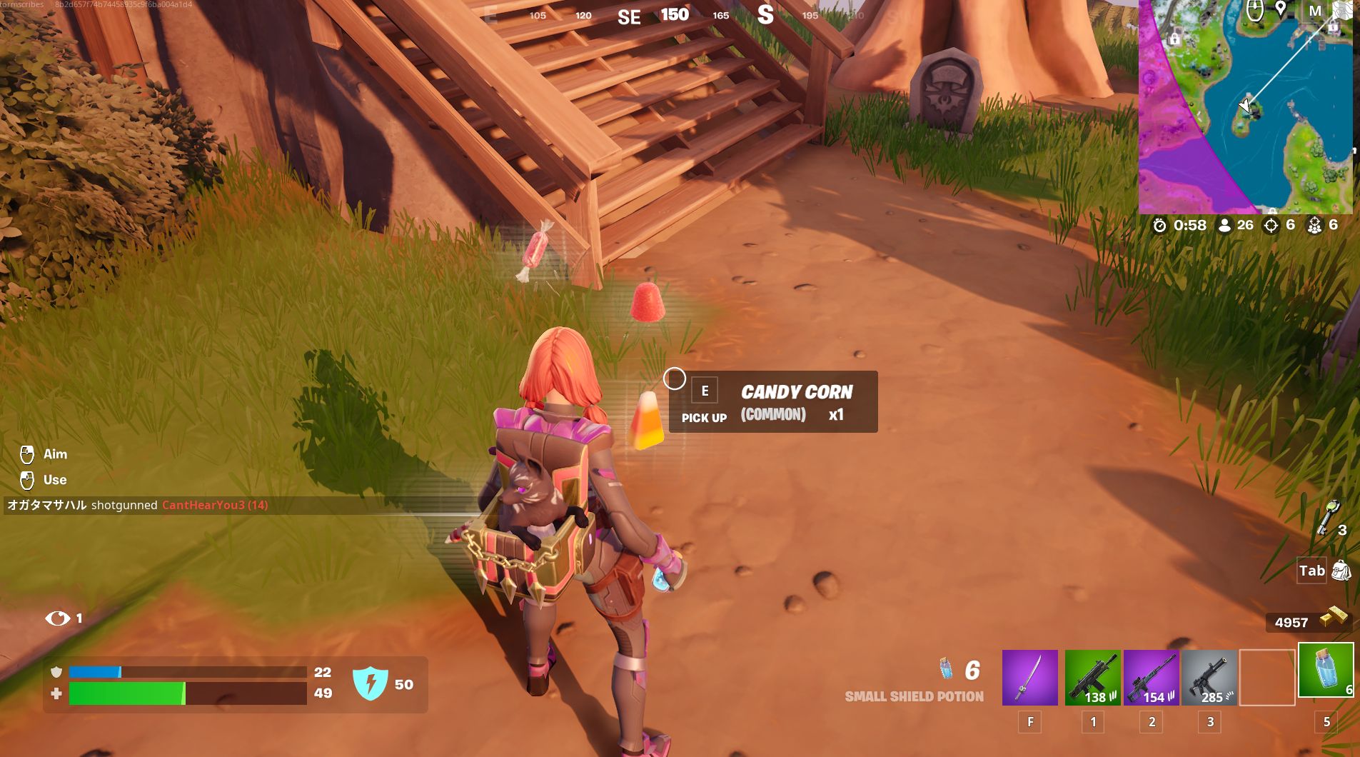 Where to find candy in Fortnite - 37