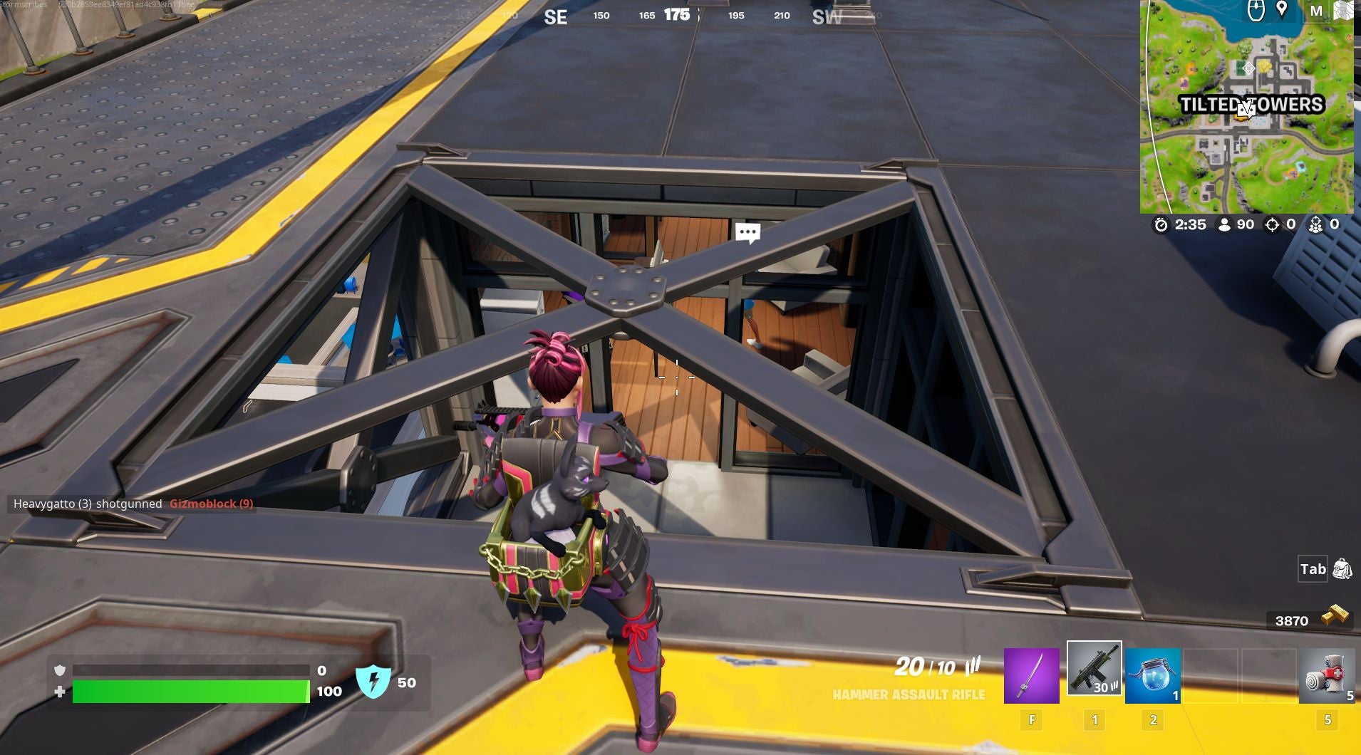 Fortnite Panther  Mancake and The Underwriter locations  including how to purchase an item explained - 57