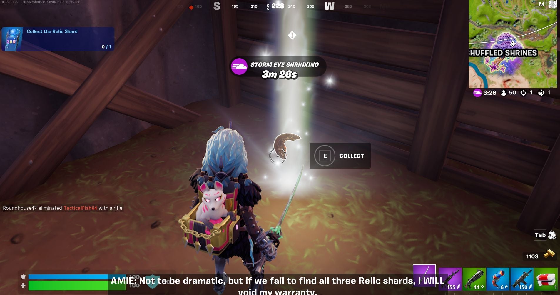 Fortnite Relic Shard locations and where to attune the Relic Shard - 65