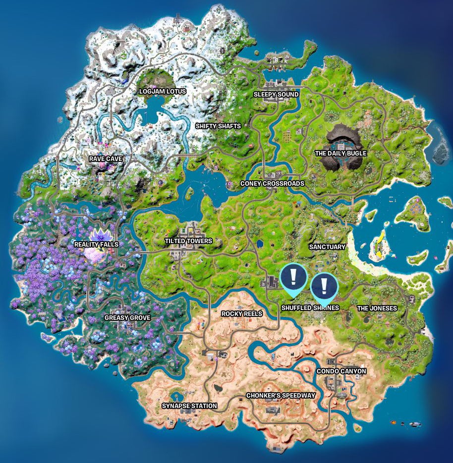 Fortnite Relic Shard locations and where to attune the Relic Shard - 23