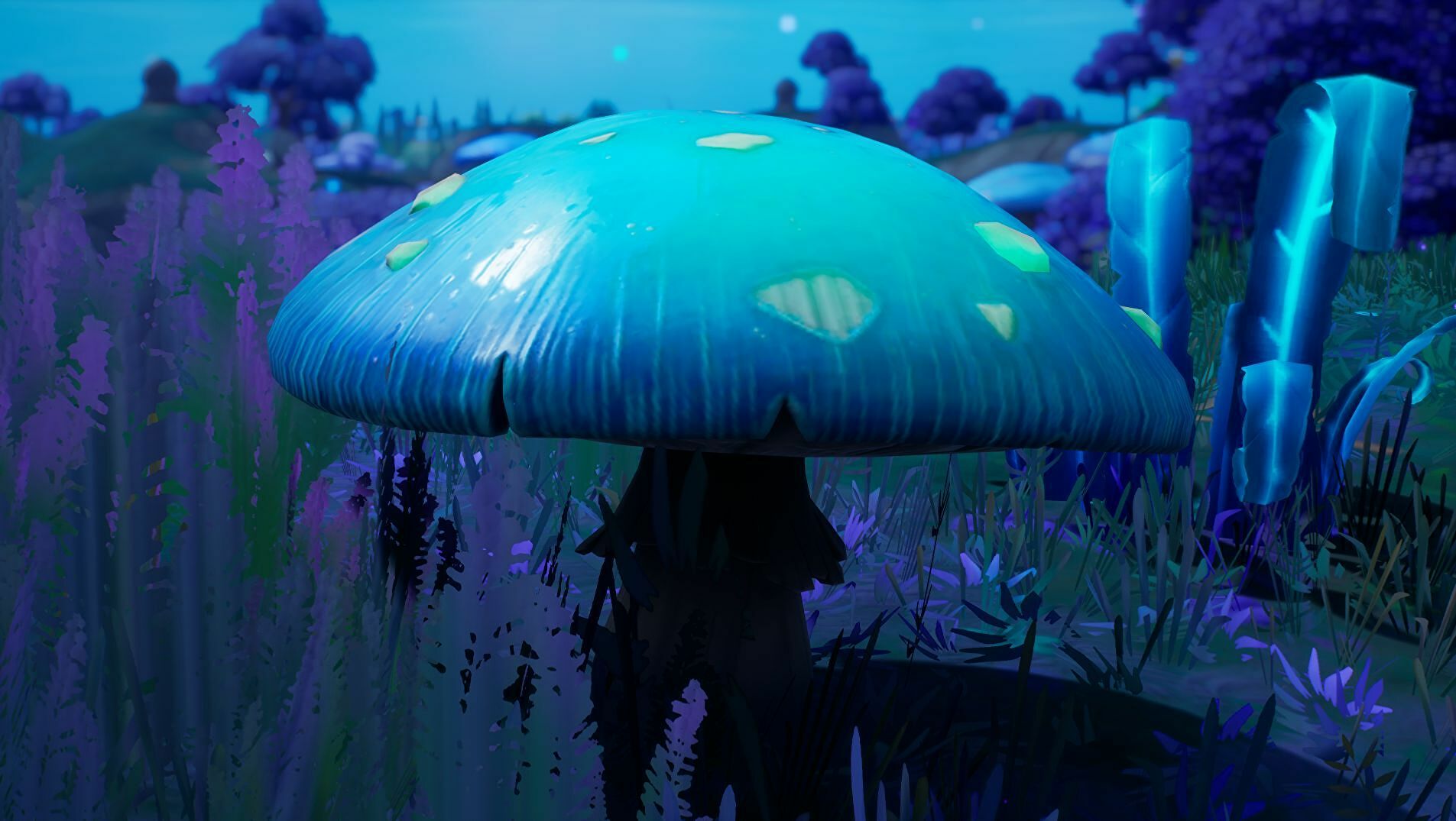 Afbeeldingen van Fortnite: Slurp Bouncer Mushrooms locatie en hoe shield krijgen door te bouncen uitgelegd