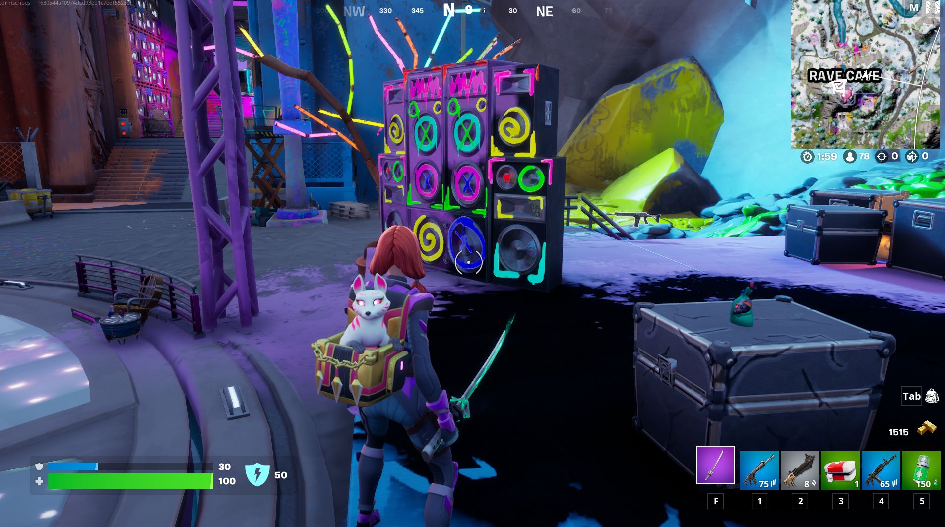 How to stop the music at the Rave Cave in Fortnite - 55