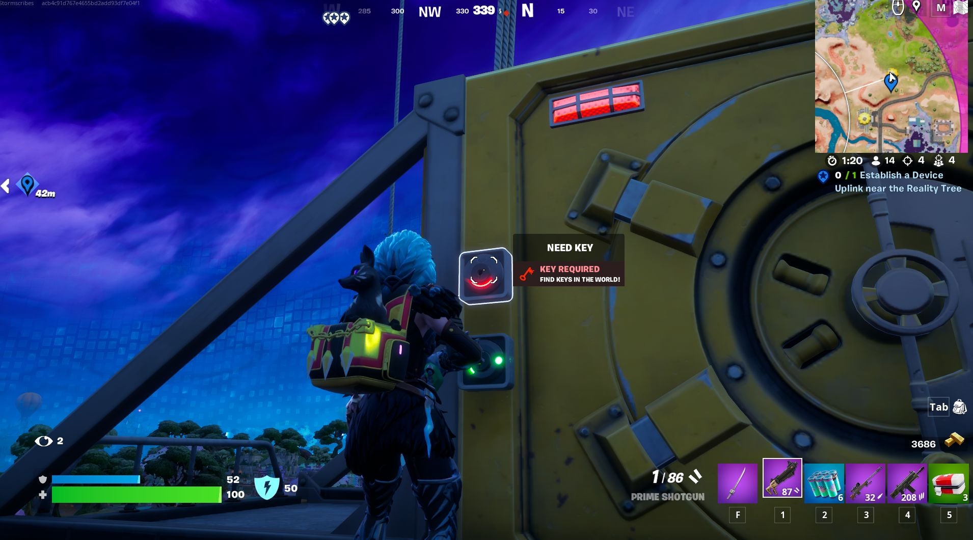 Fortnite Vault Keys 1