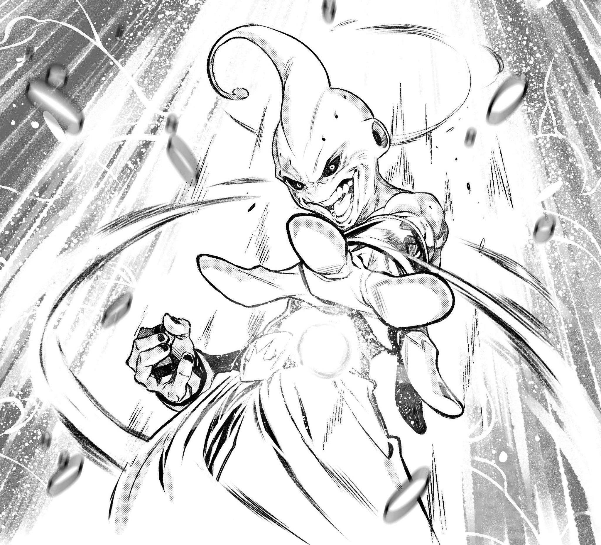 Imagem para Personagens de Dragon Ball Z desenhados por artista da Marvel