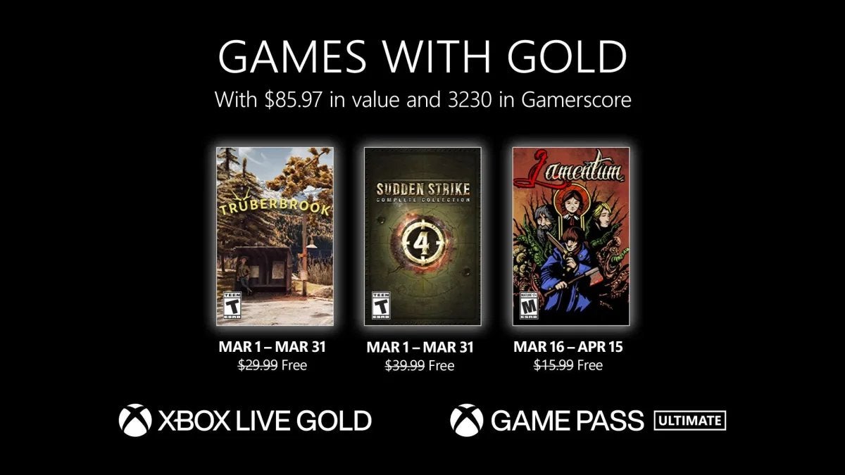 Image for Xbox Games with Gold for March line-up confirmed