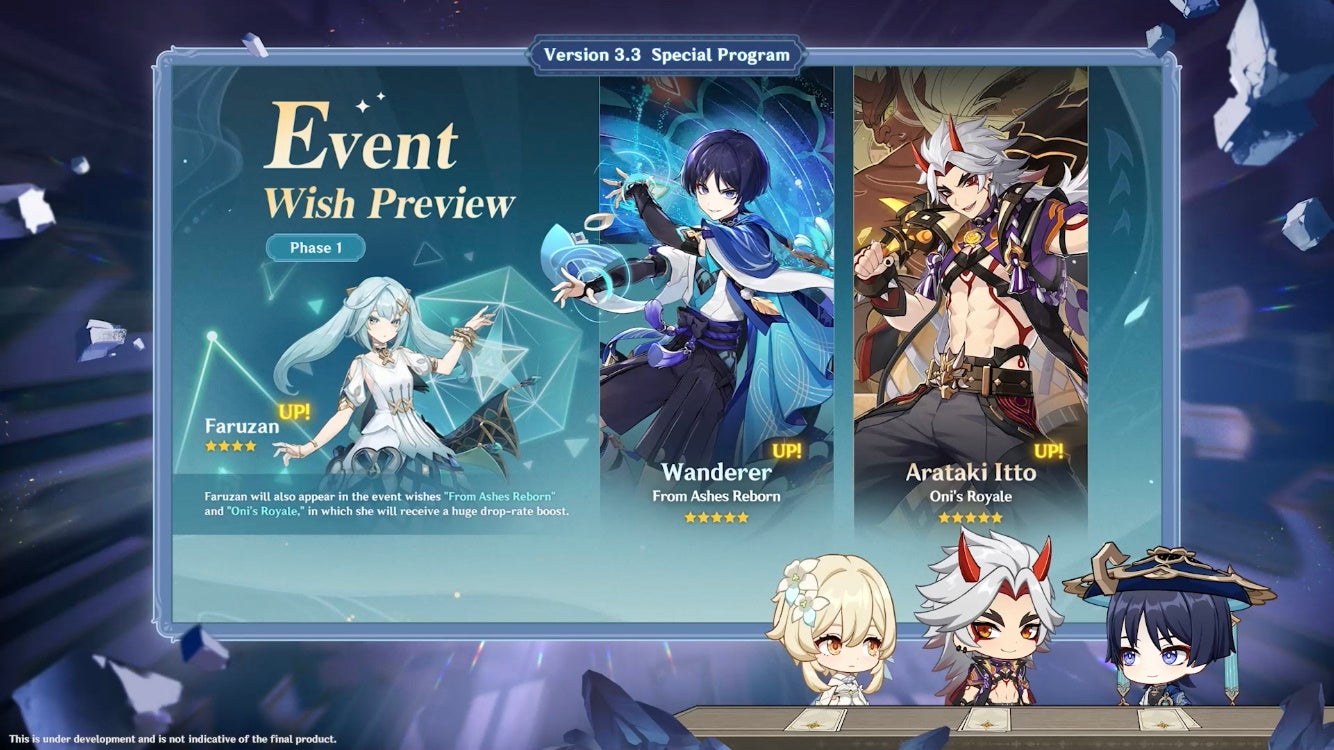 Genshin Impact 3 3 Banner and event details - 92