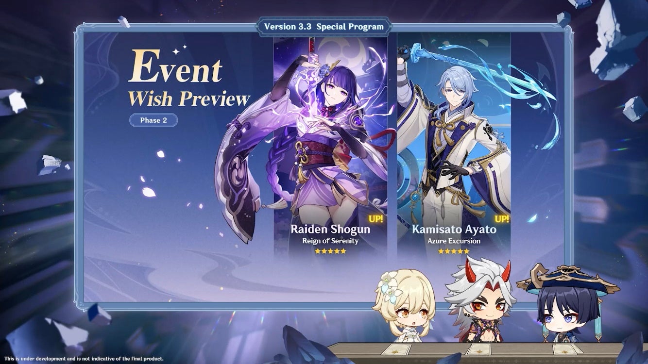 Genshin Impact 3 3 Banner and event details - 11