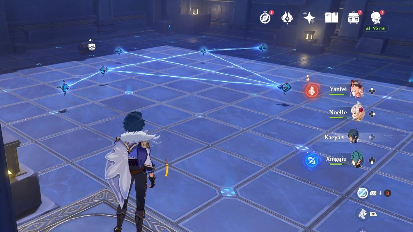 Genshin Impact astral puzzle solutions for Mona domain - 75