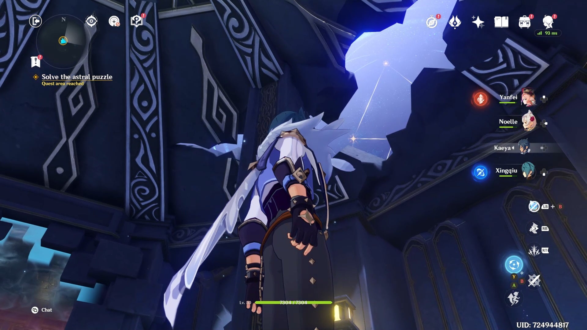 Genshin Impact astral puzzle solutions for Mona domain - 43