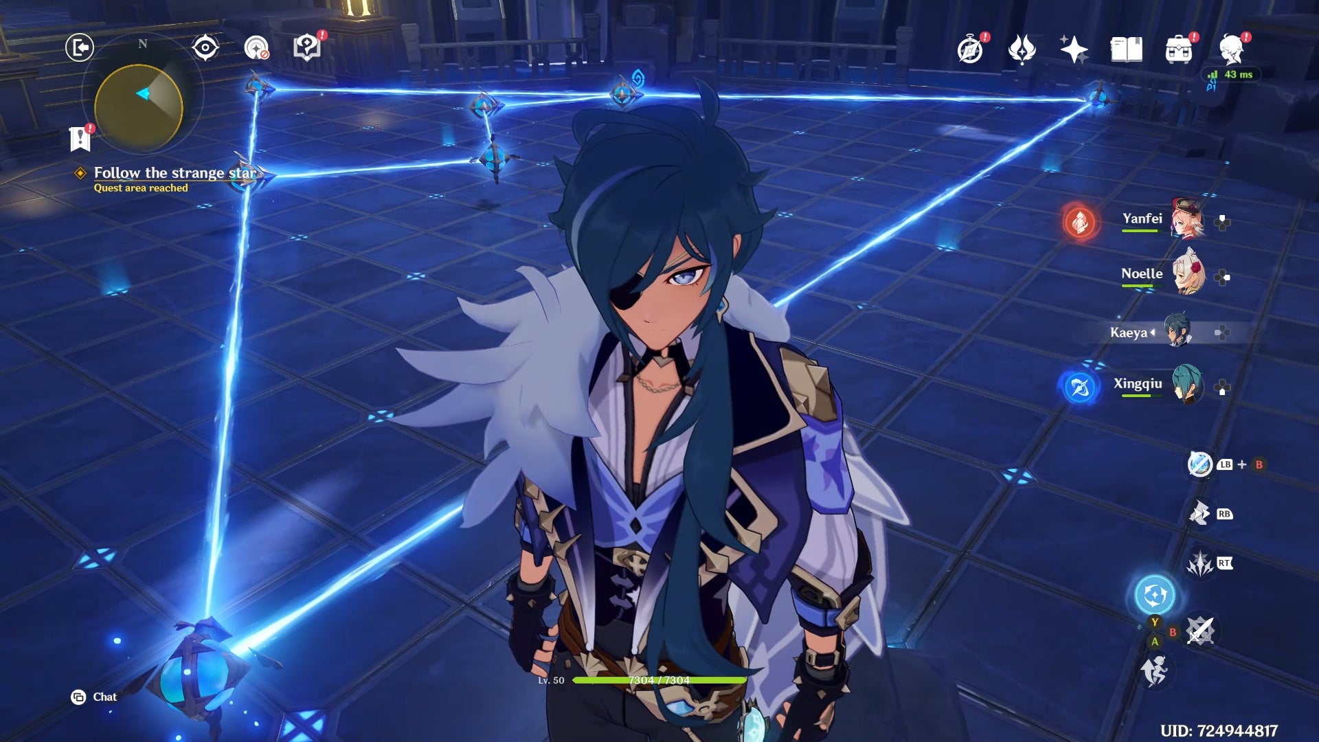 Genshin Impact astral puzzle solutions for Mona domain - 86