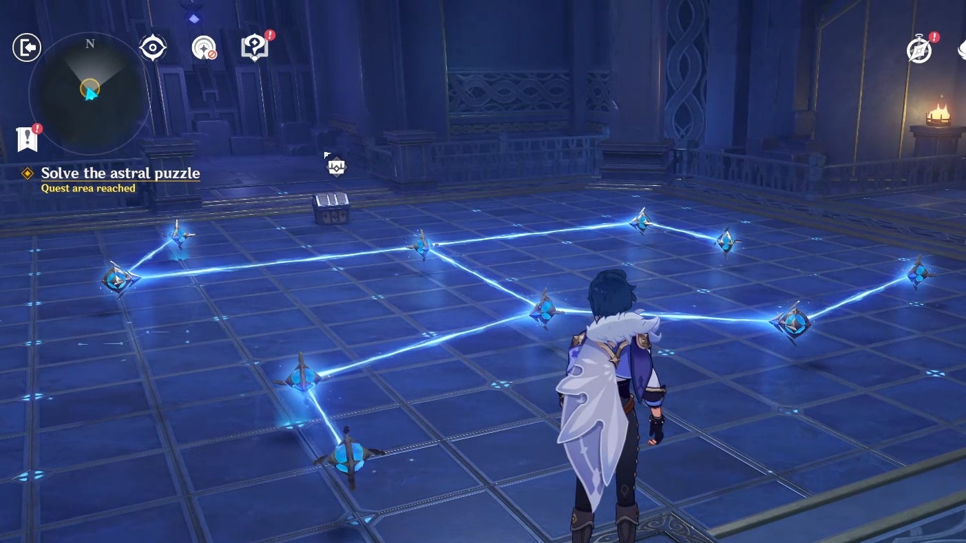 Genshin Impact astral puzzle solutions for Mona domain - 10