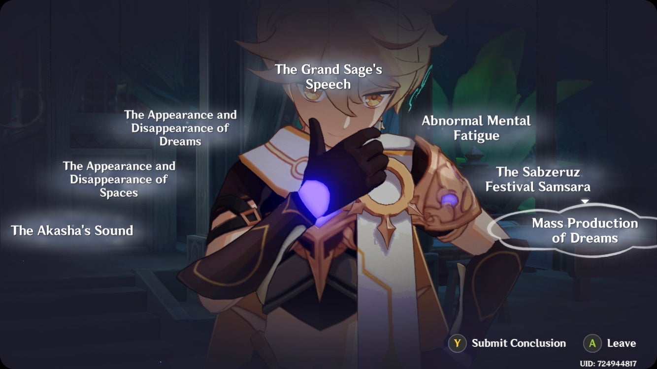 Genshin Impact The Morn a Thousand Roses Brings walkthrough for Archon Quest - 70