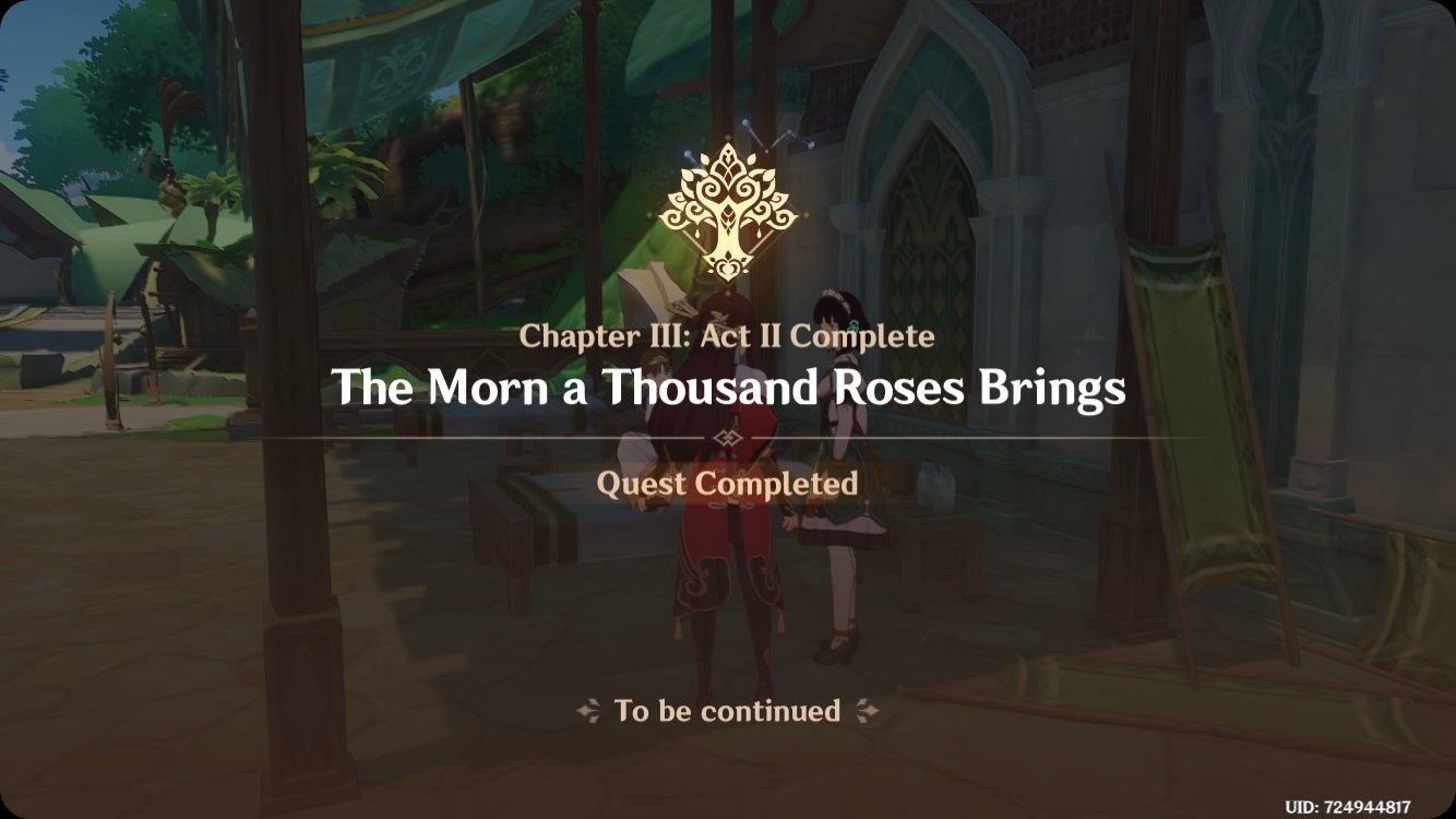 Genshin Impact The Morn a Thousand Roses Brings walkthrough for Archon Quest - 10