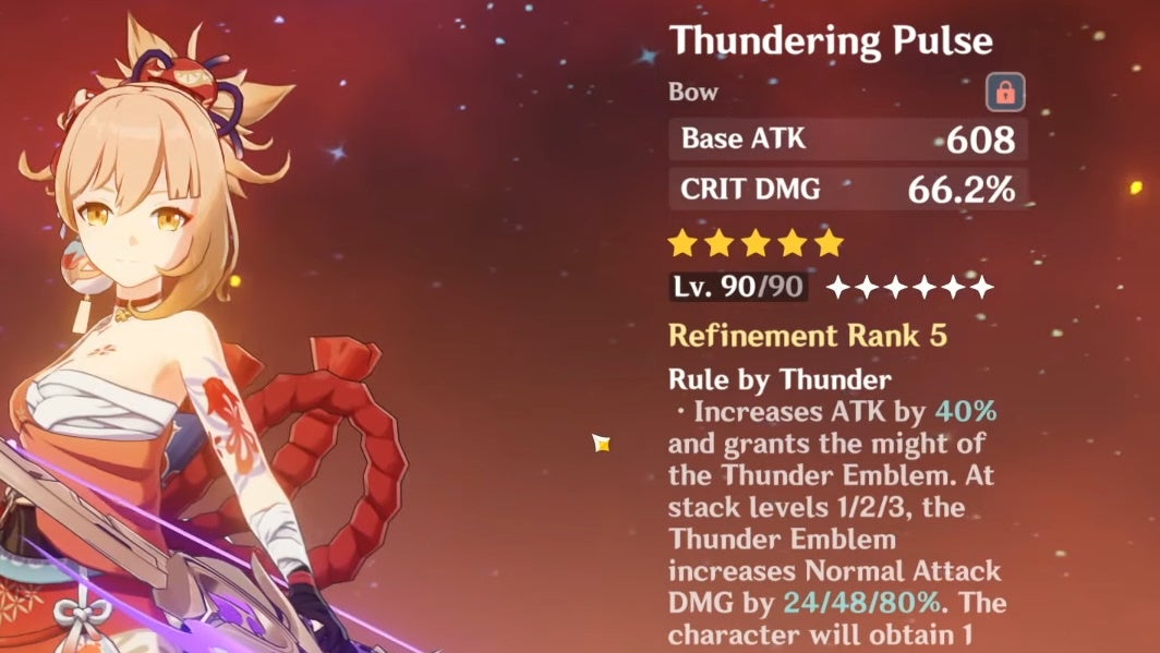 Genshin Impact Yoimiya best build and Talent  Ascension materials  Constellation  team  weapon - 30
