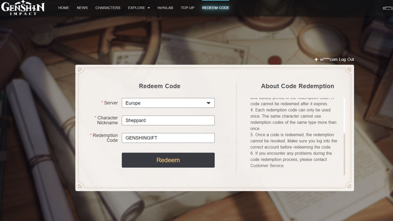 Genshin Impact Redeem Code List 2024 Kelsi Melitta Genshin Impact Redeem Code List 2024 Kelsi Melitta