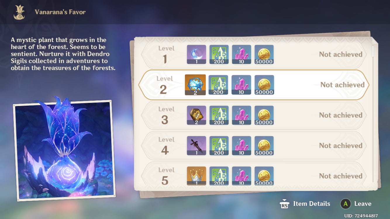 Genshin Impact how to unlock Tree of Dreams  all Tree of Dreams rewards - 30