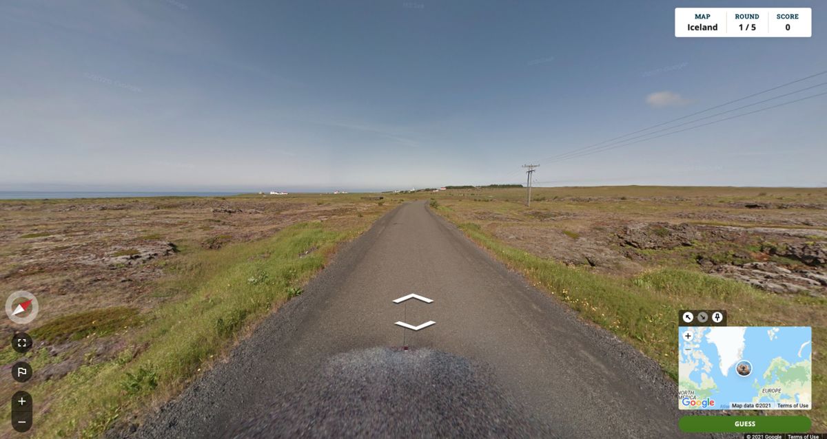 Geoguessr road