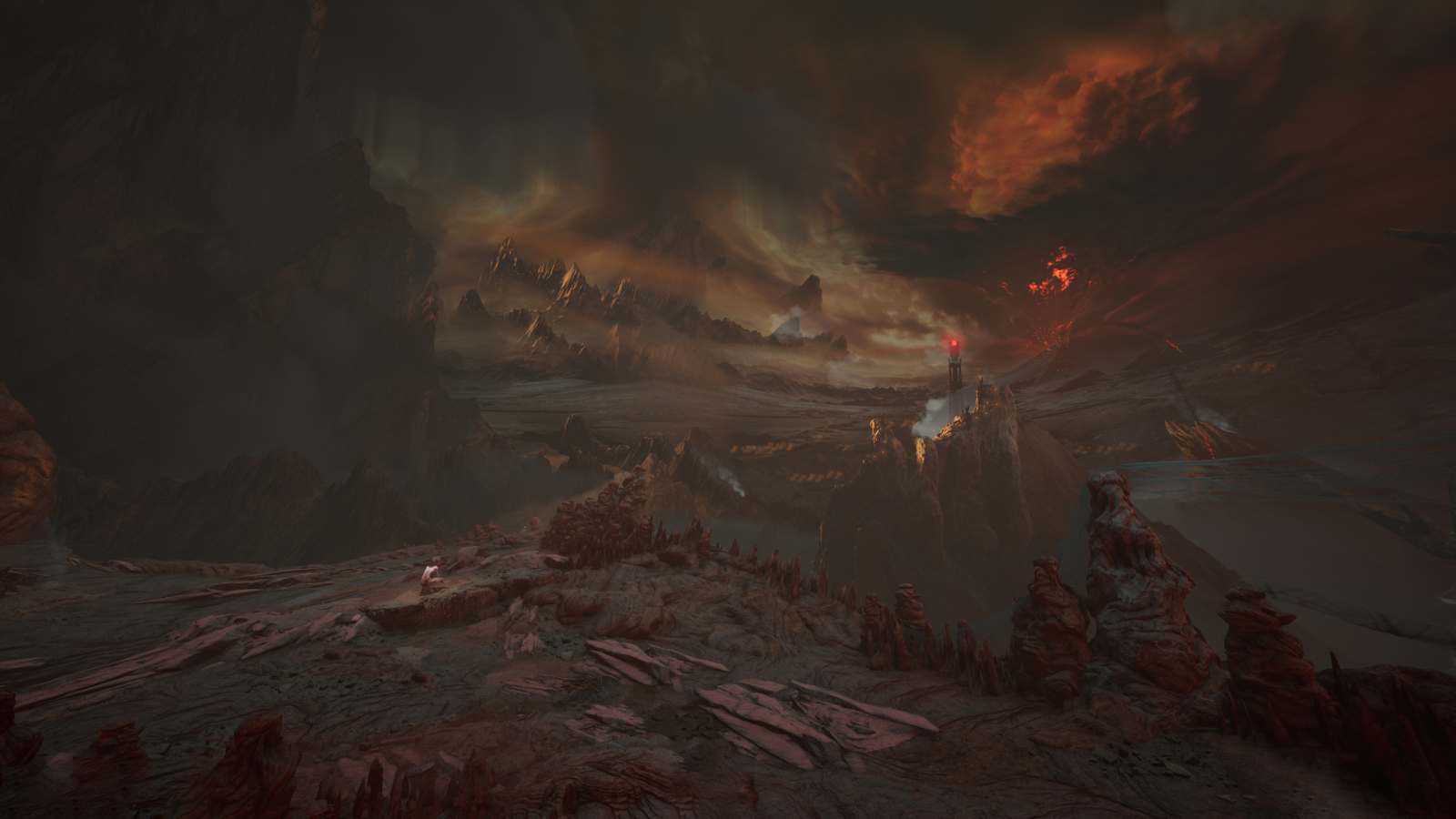 Gollum in the wasteland of Mordor