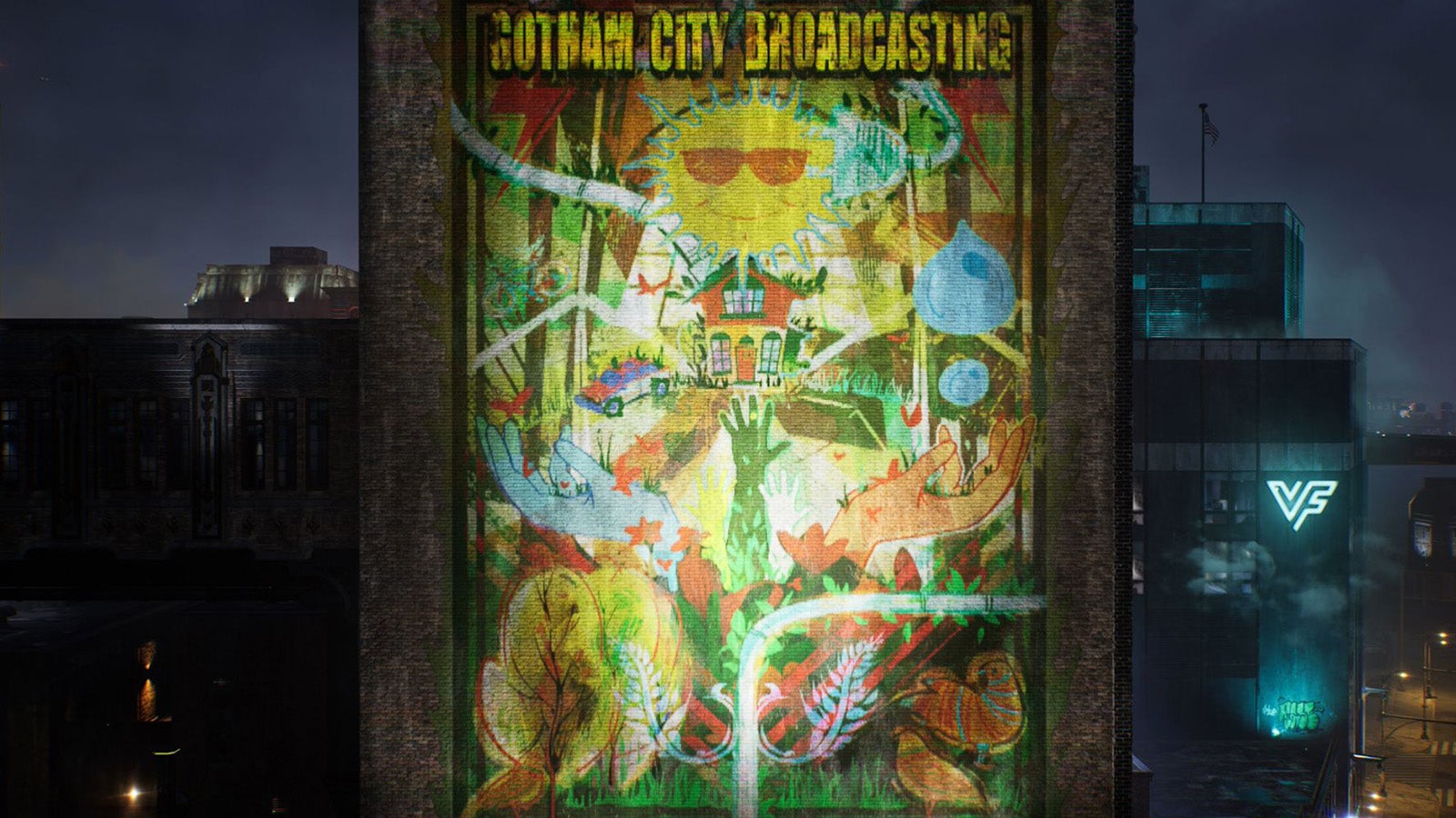 Image for Gotham Knights Street Art locations and how to find 12 murals in Gotham City
