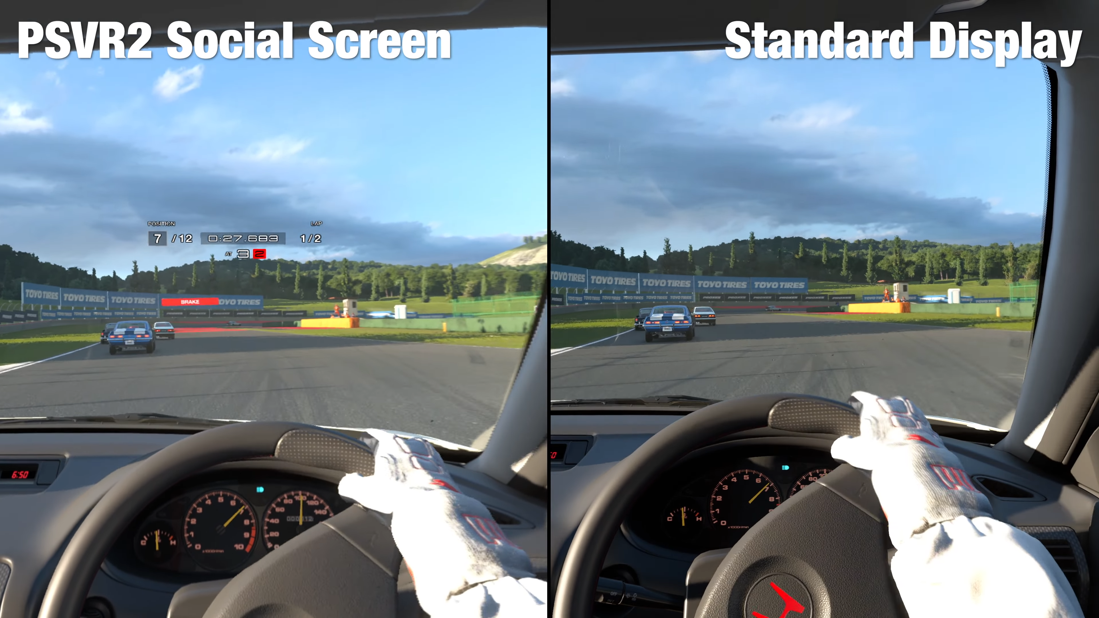 He probado Gran Turismo 7 en la realidad virtual de PS VR2 y PS5. De repente