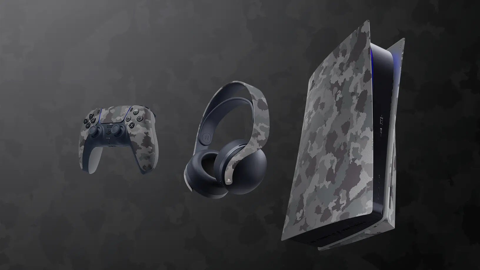 Afbeeldingen van Sony onthult PS5 Gray Camouflage Collection