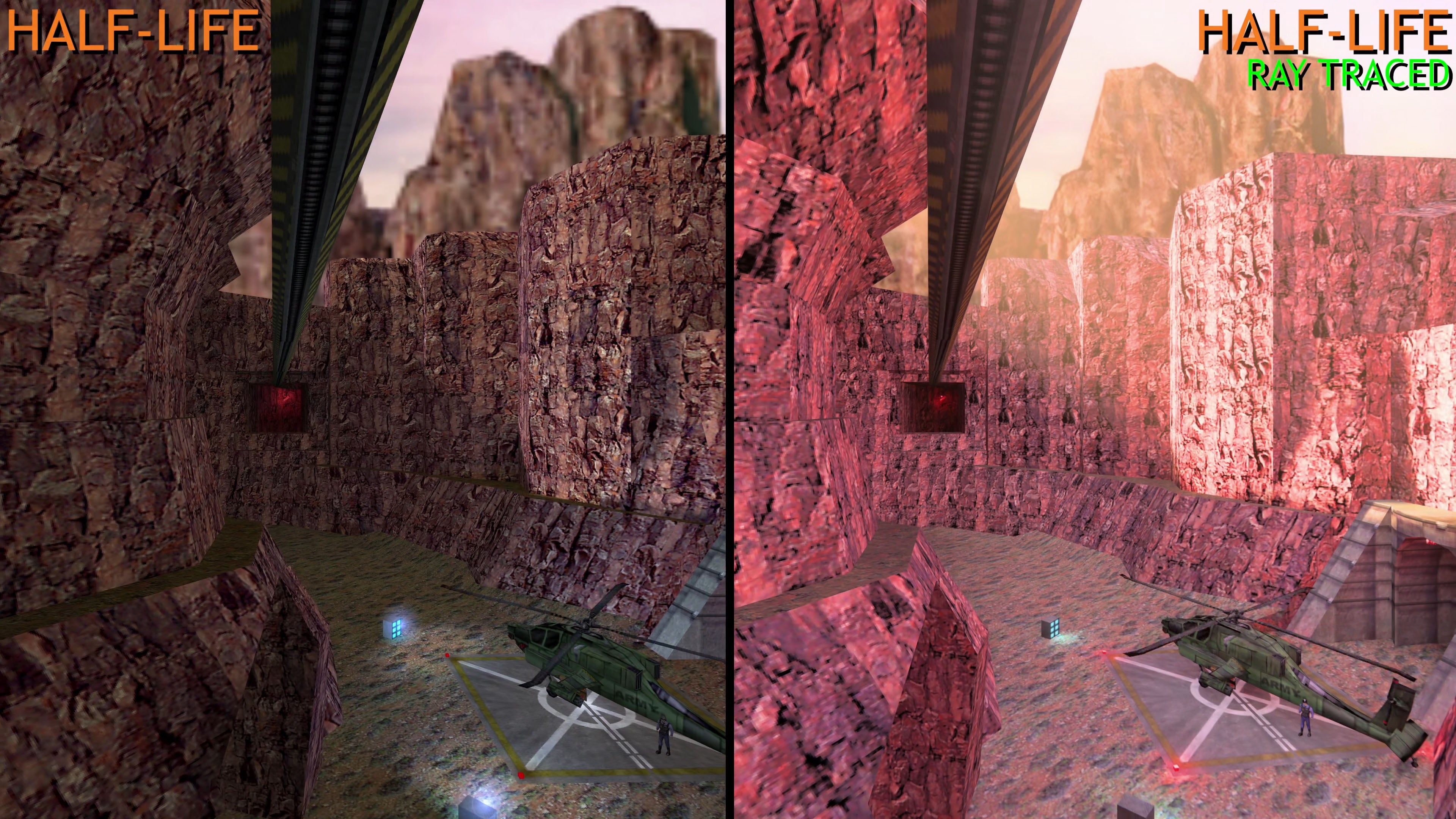 Image for Bonus Material: Half-Life Ray Traced vs Original Intro Train Ride