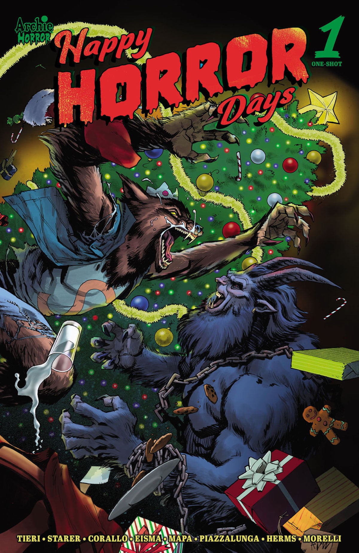 Happy Horrordays Cover by Adam Gorham