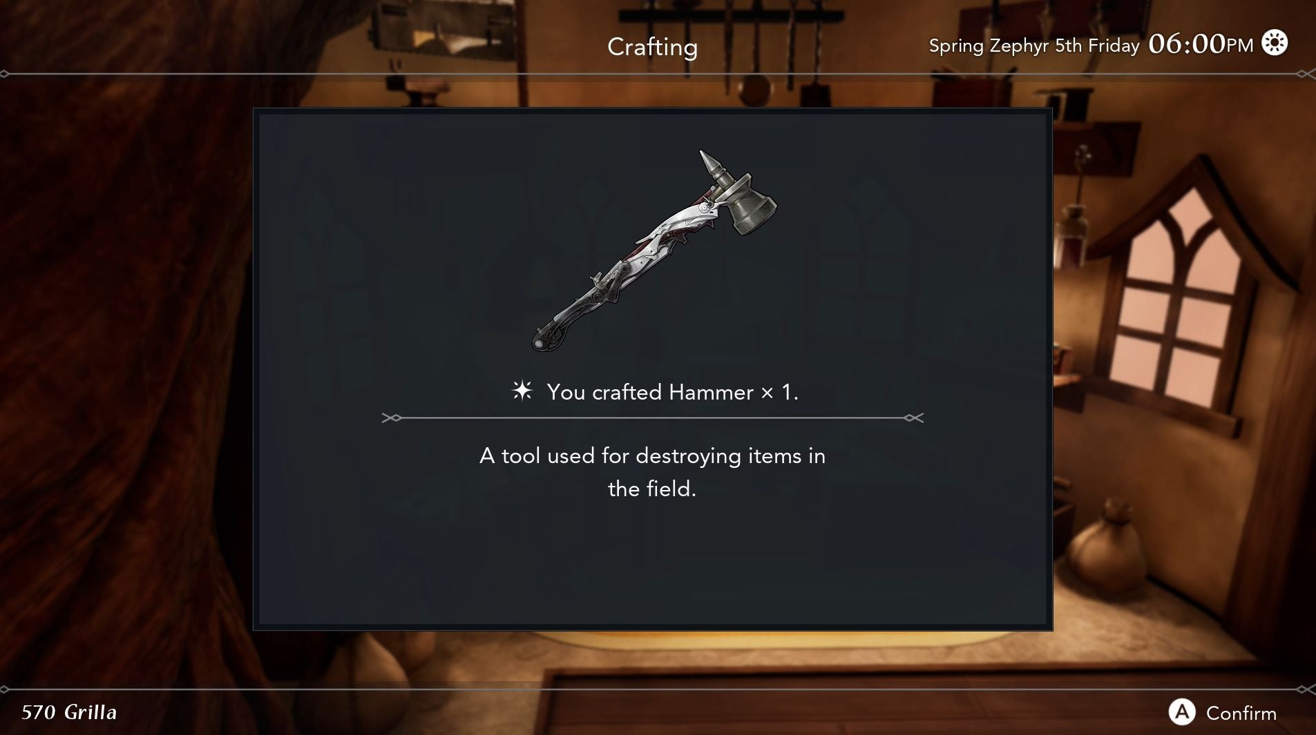 How to find Hard Stone and make a Hammer in Harvestella - 89