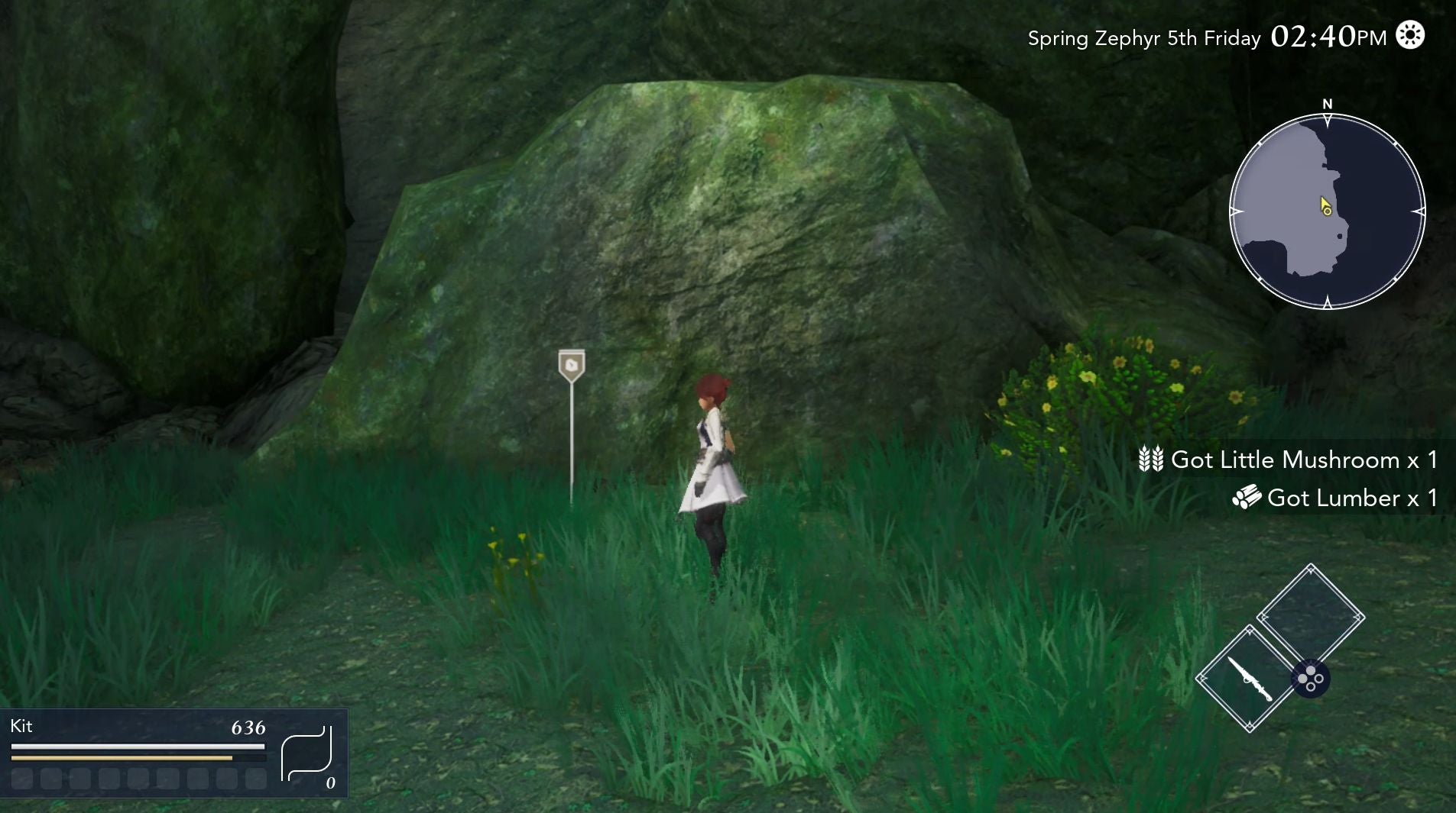 How to find Hard Stone and make a Hammer in Harvestella - 47