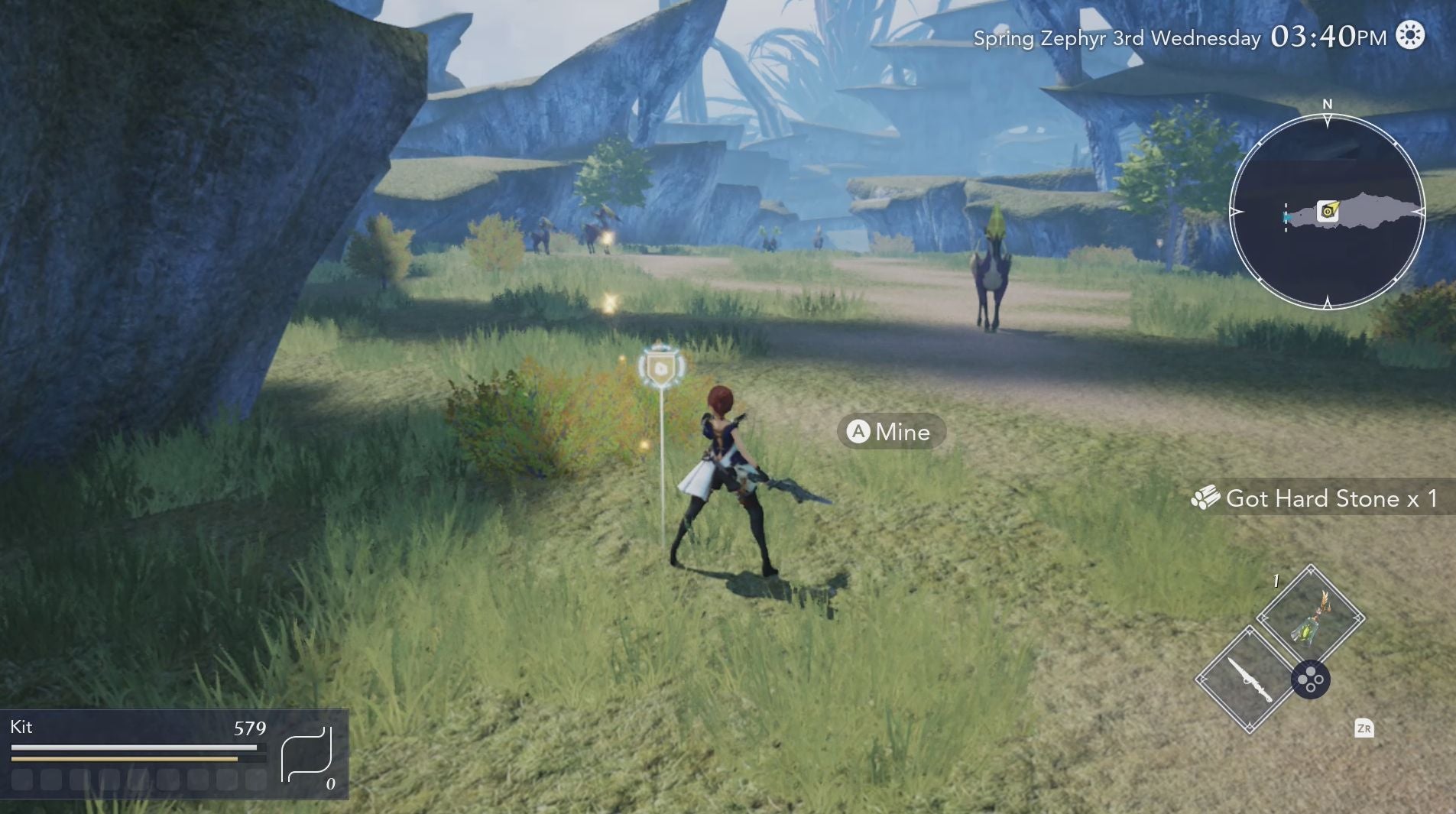 How to find Hard Stone and make a Hammer in Harvestella - 56