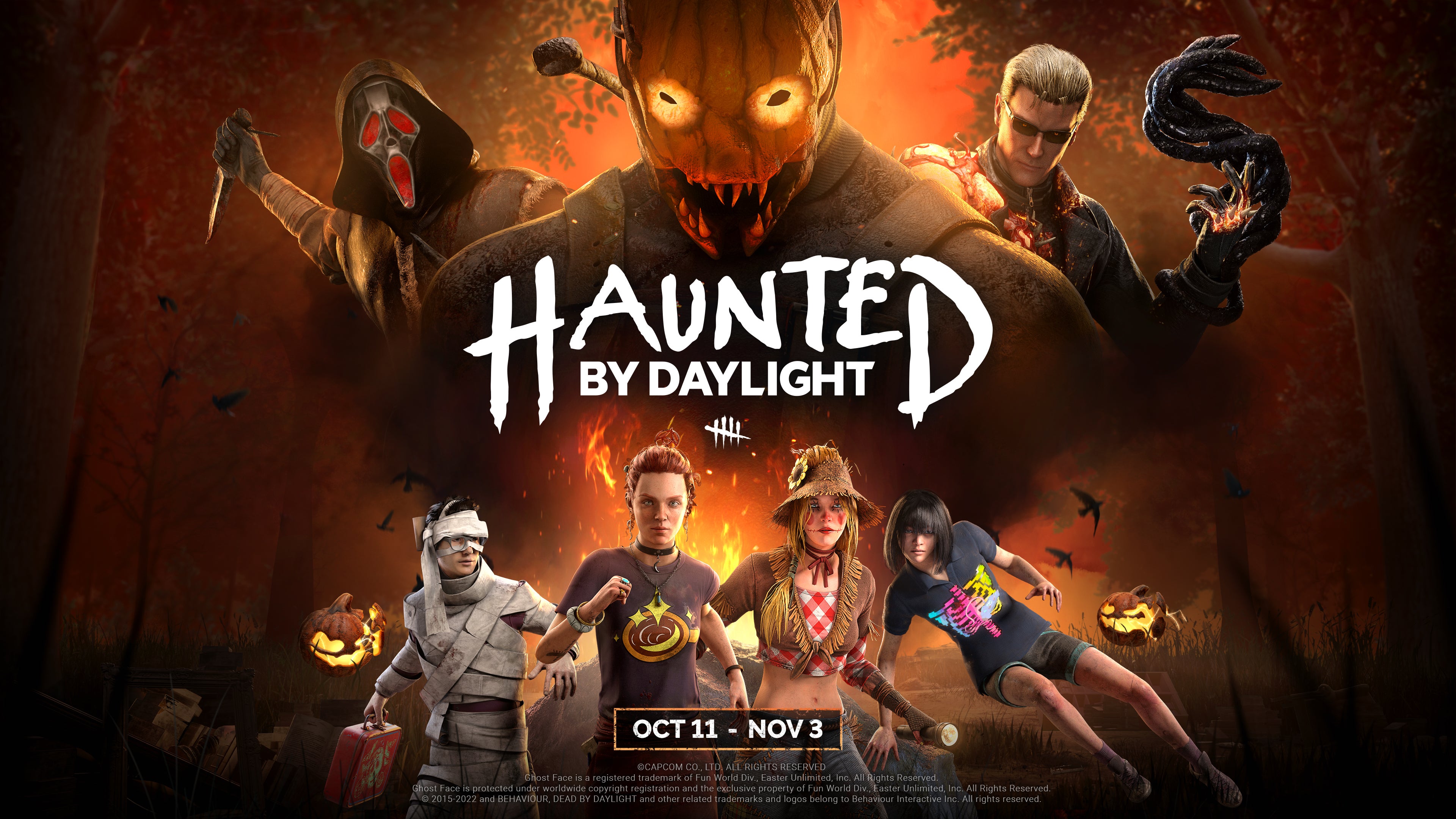 key art for Haunted by Daylight Halloween event