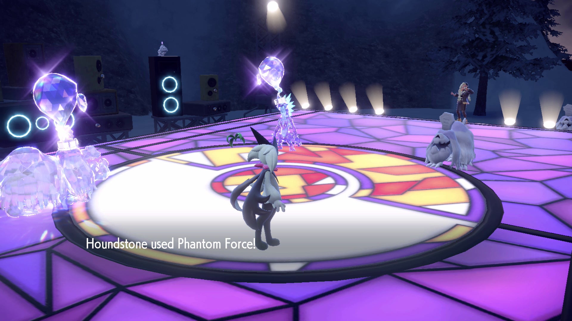 Pok mon Scarlet and Violet Montenevera Gym  including how to beat Ghost Gym Leader Ryme and double battles - 18