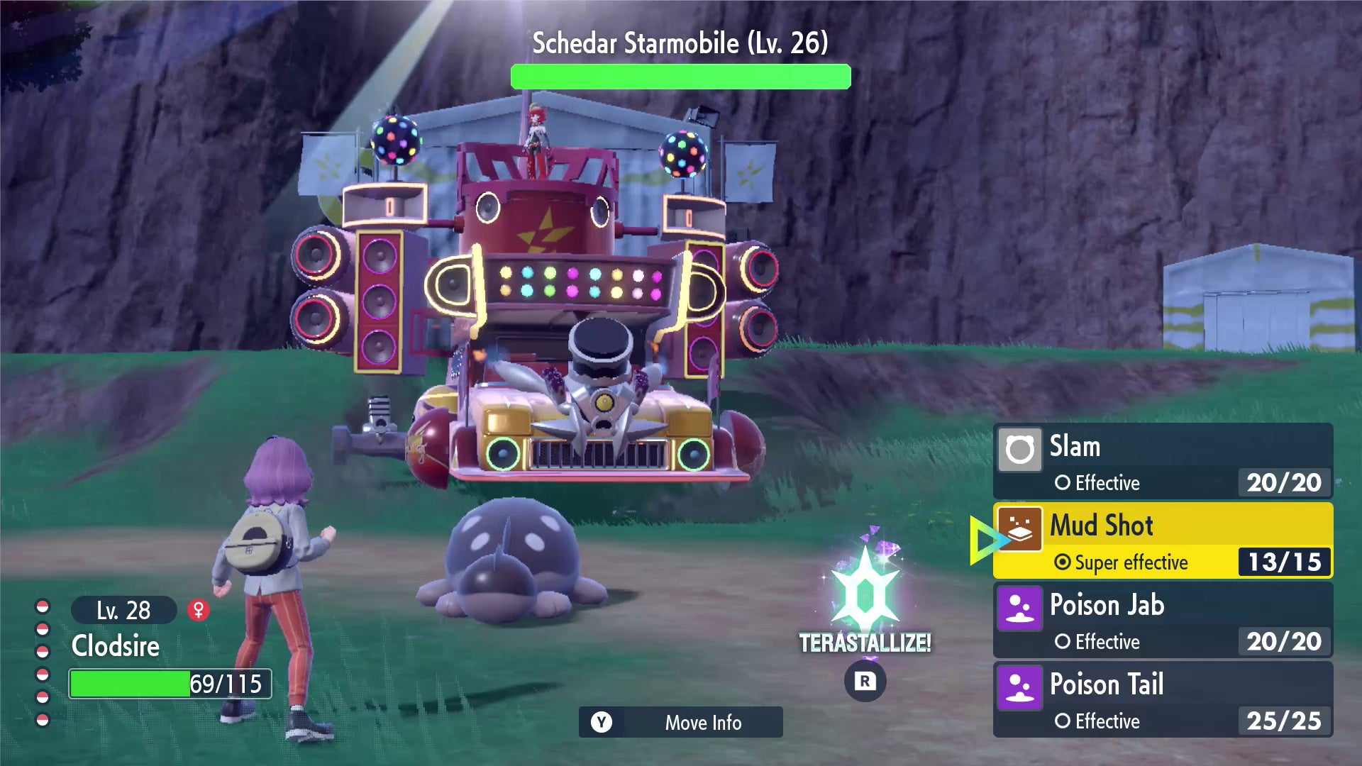 How to beat Mela in Pok mon Scarlet and Violet  and Team Star Fire Crew s base location - 45