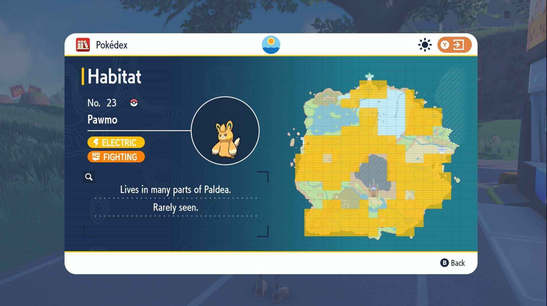 Pok mon Scarlet and Violet Medali Normal Gym test  secret menu item solution and how to beat Leader Larry - 21