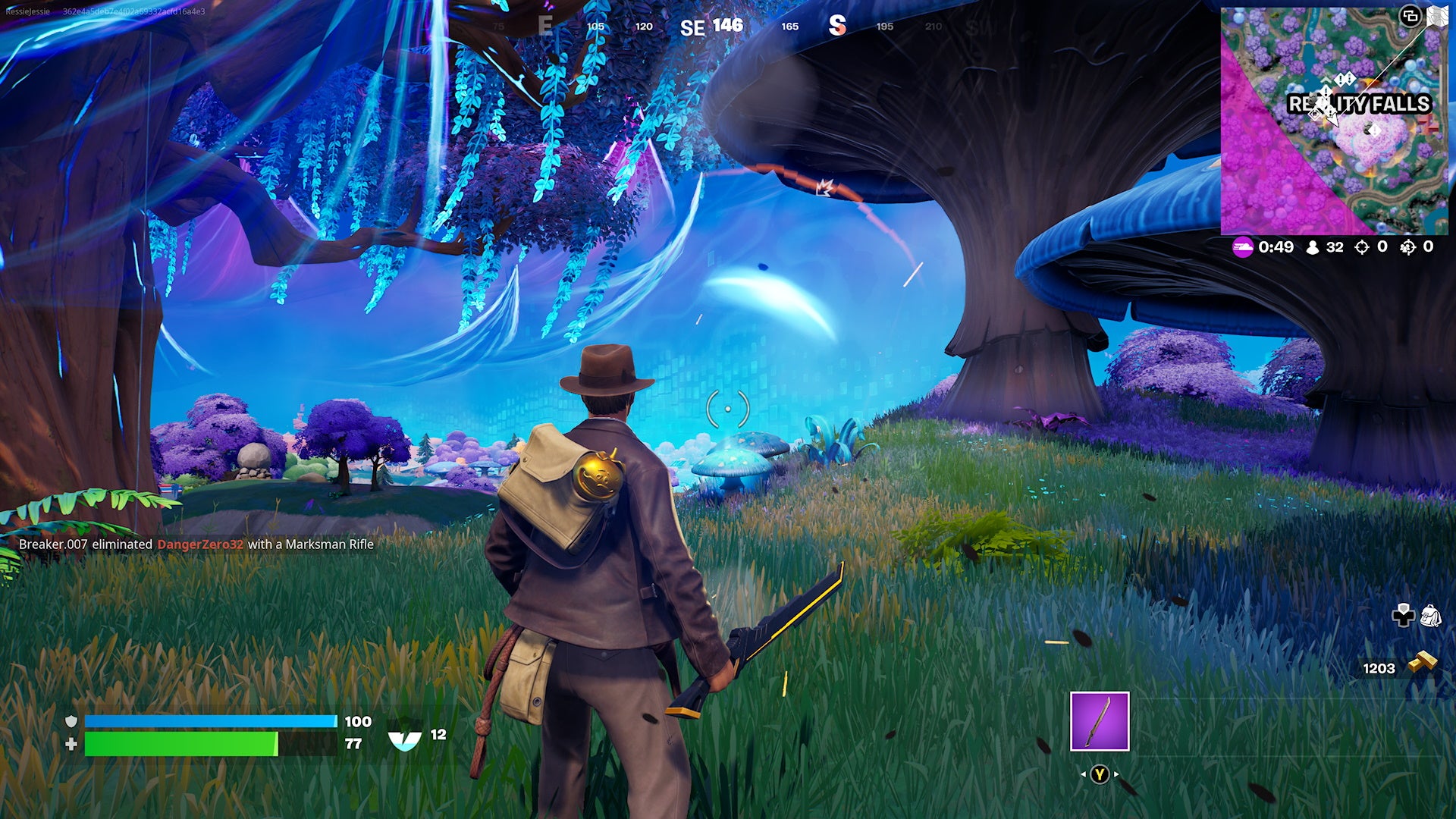 Fortnite floating rings locations and how to collect rings near Reality Falls - 14