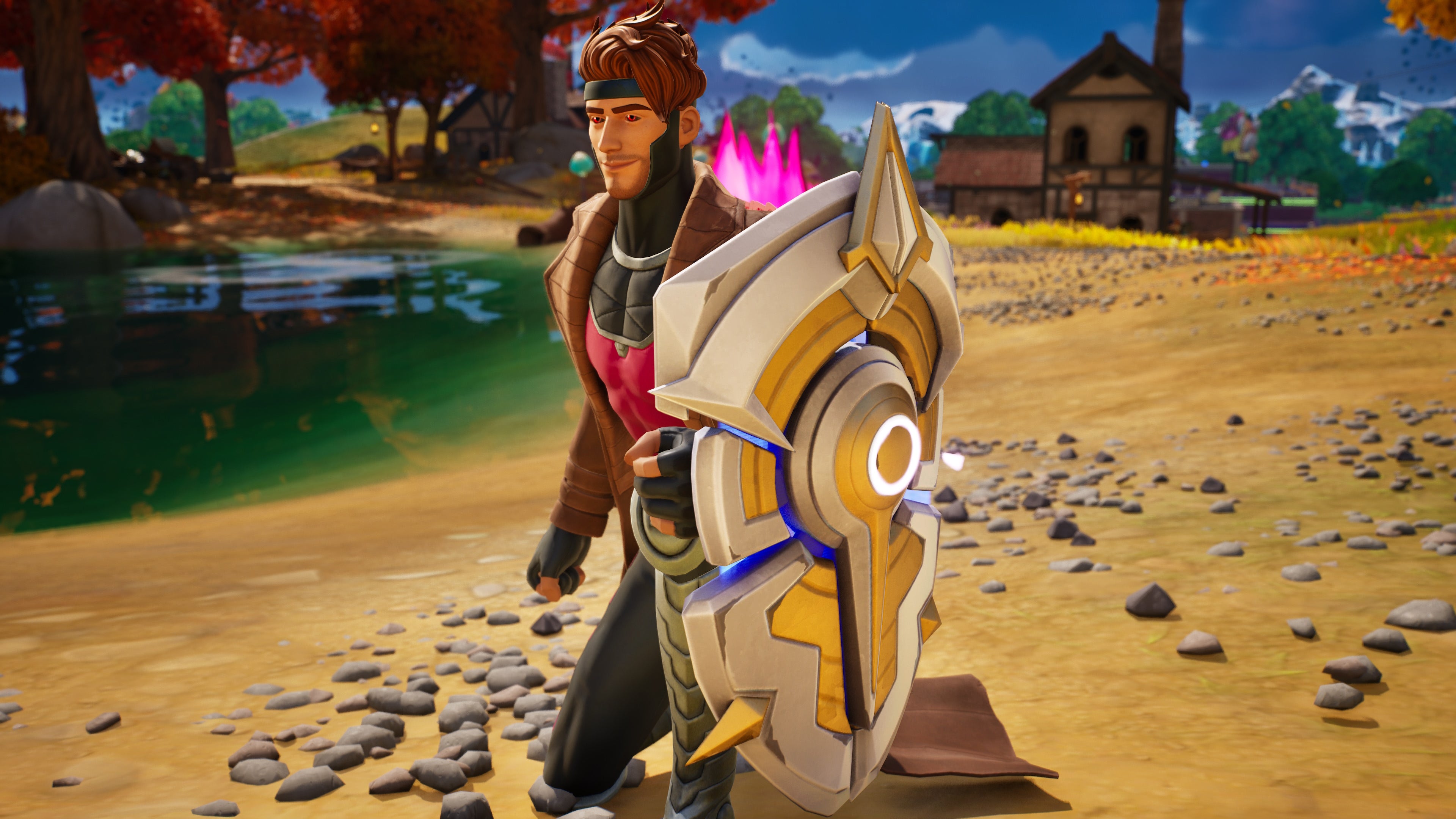 Image for How to damage Guardian Shields to collect dropped micro chips in Fortnite