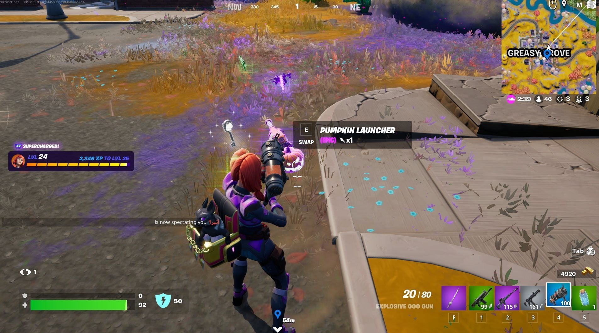 Fortnite Pumpkin Launcher location and how to eliminate an opponent with a Pumpkin Launcher explained - 46