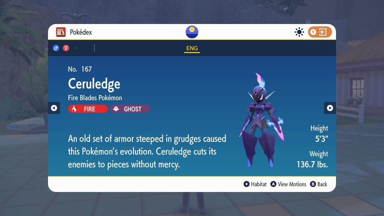 How to evolve Charcadet into Ceruledge in Pok mon Violet  including Malicious Armor location - 72