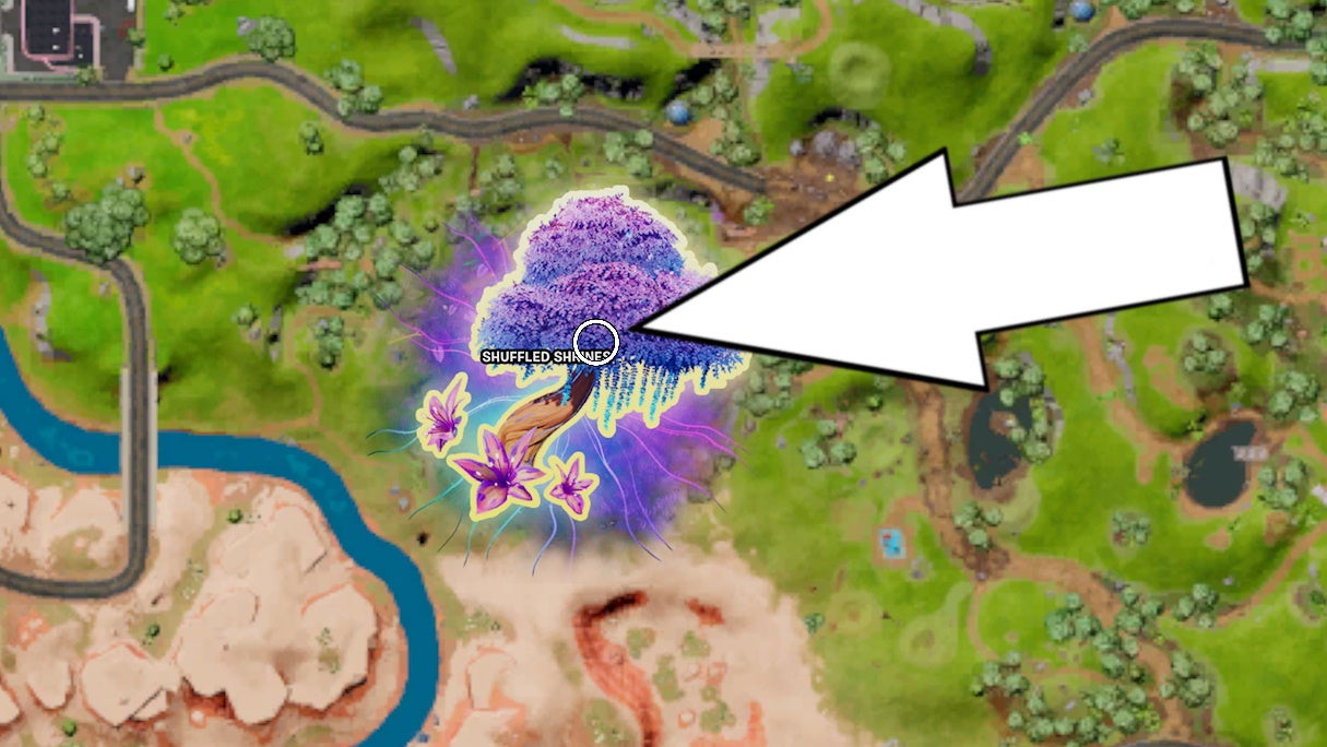 Fortnite secret door location and how to find the secret door past the main chamber in Shuffled Shrines - 36