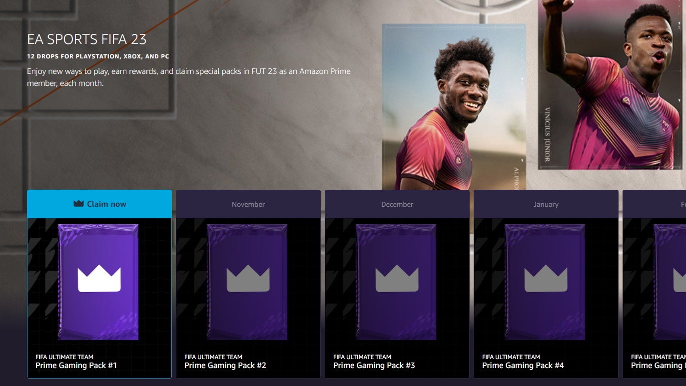 FIFA 23 Prime Gaming rewards for January 2023 and how to link Amazon account to FIFA 23 - 64